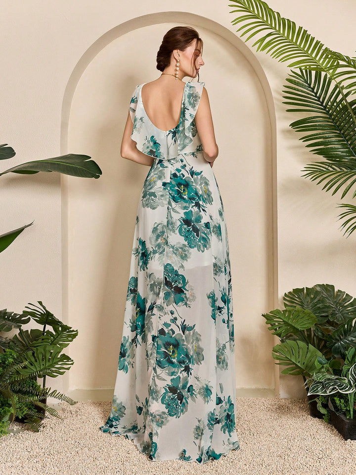 Rochie de ocazie SHEIN, verde