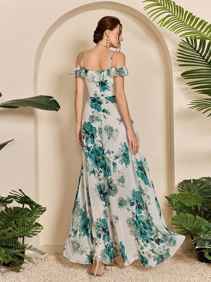 SHEIN maxi dress, mixed colors