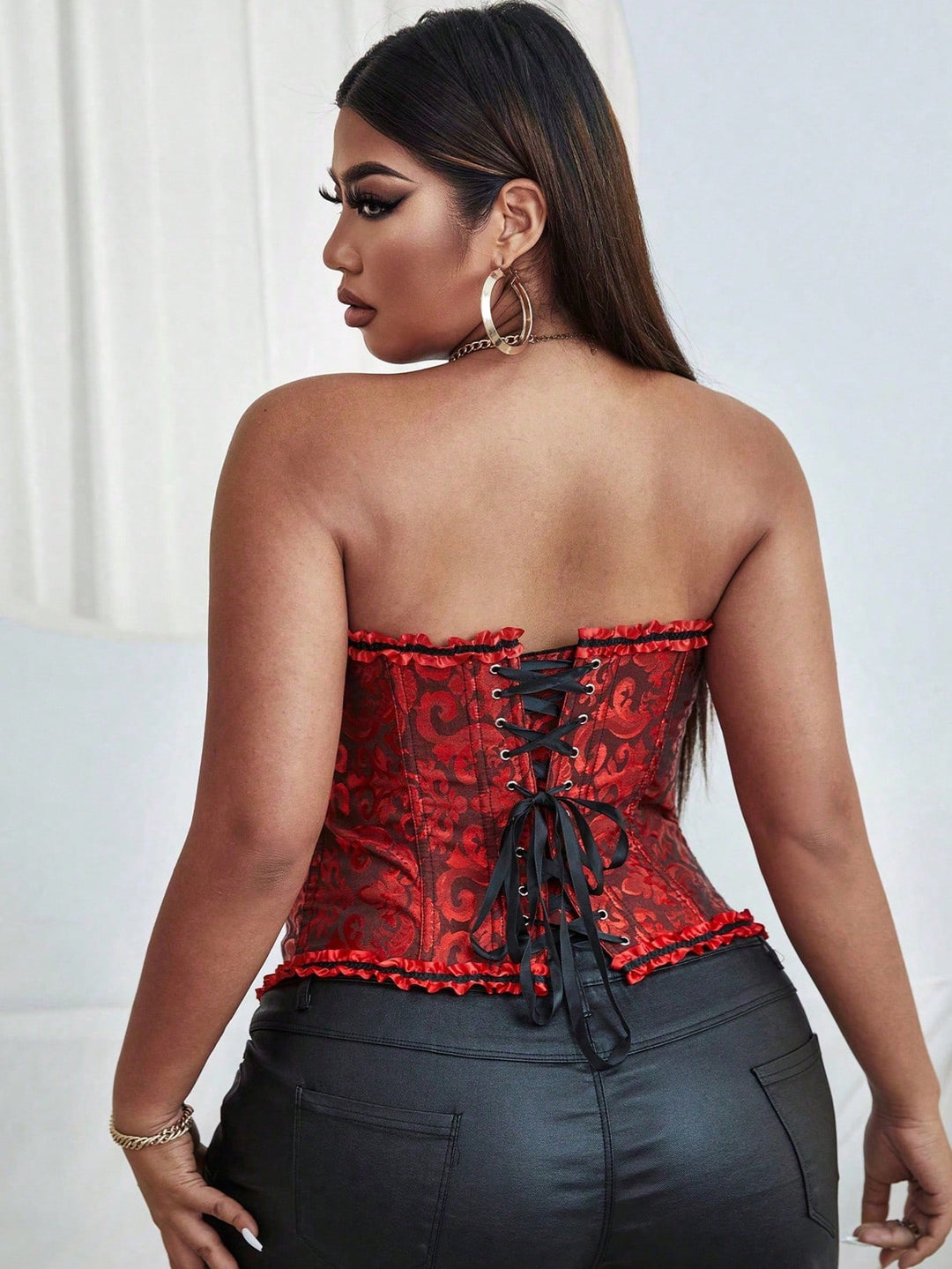 Corset SHEIN, roșu