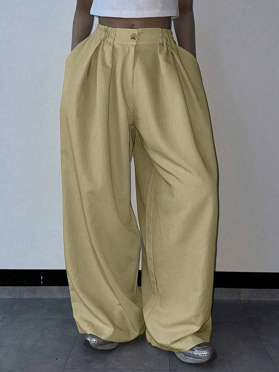 Pantaloni SHEIN, verde