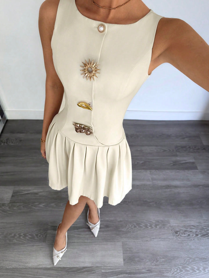 Rochie scurtă SHEIN, alb