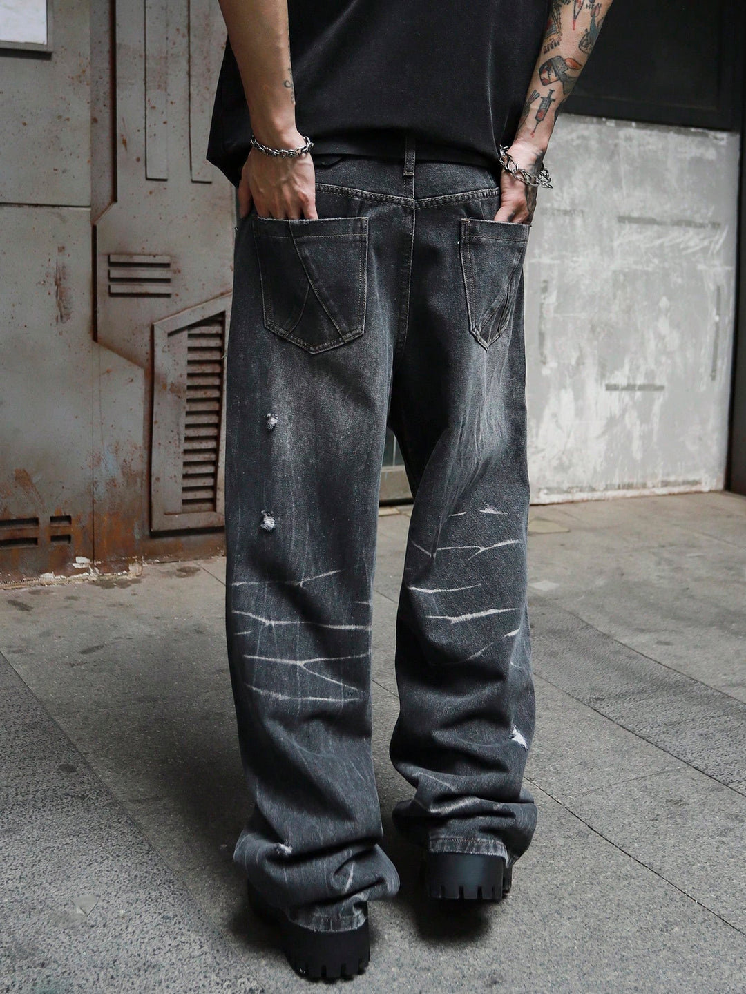 Jeans SHEIN, gri