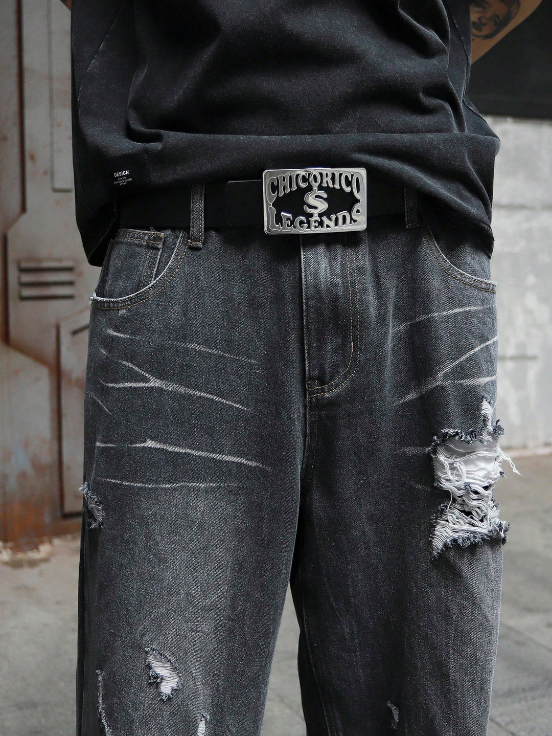 Jeans SHEIN, gri