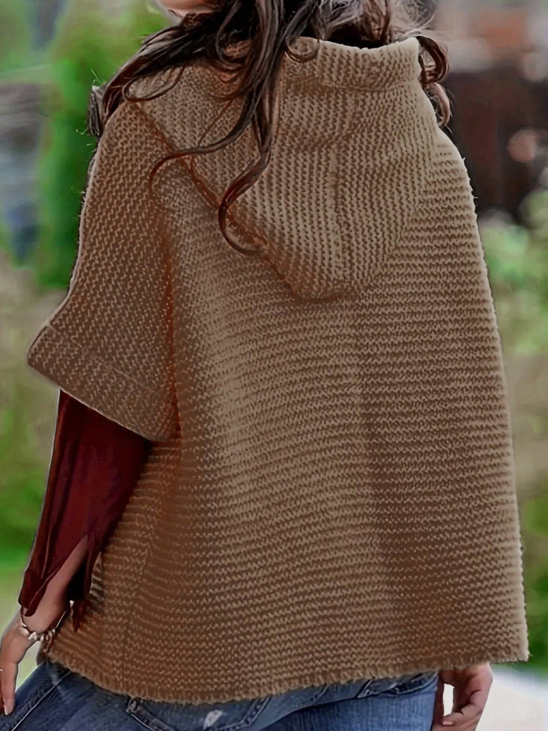 Cardigan SHEIN, maro