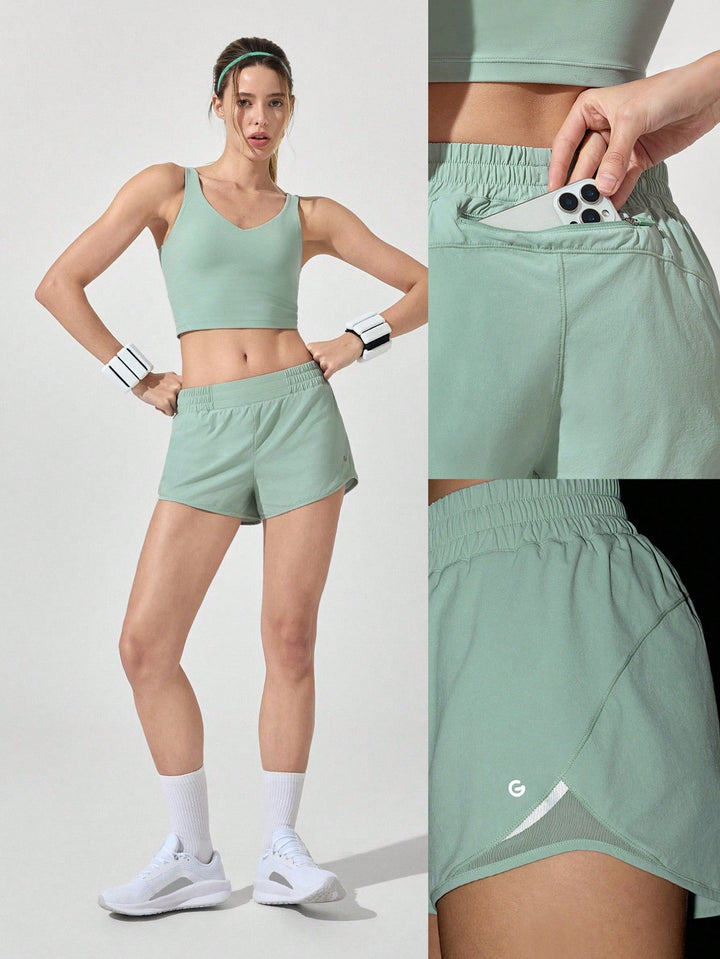 Pantaloni scurți SHEIN, verde