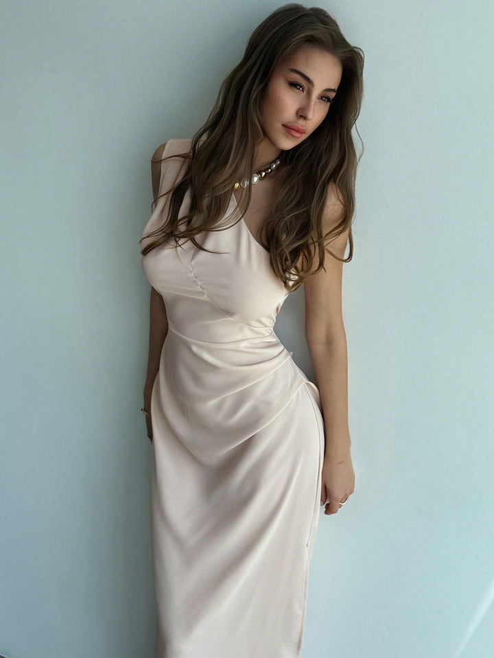 Rochie maxi SHEIN, portocaliu