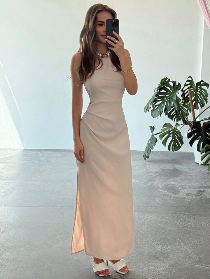 Rochie maxi SHEIN, portocaliu