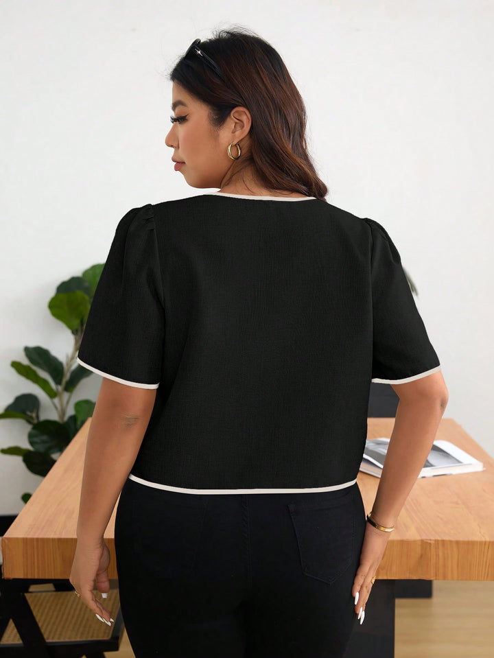 Sacou SHEIN, negru