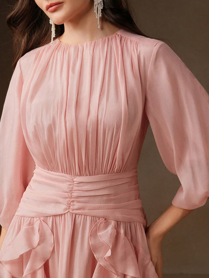 Rochie maxi SHEIN, roz
