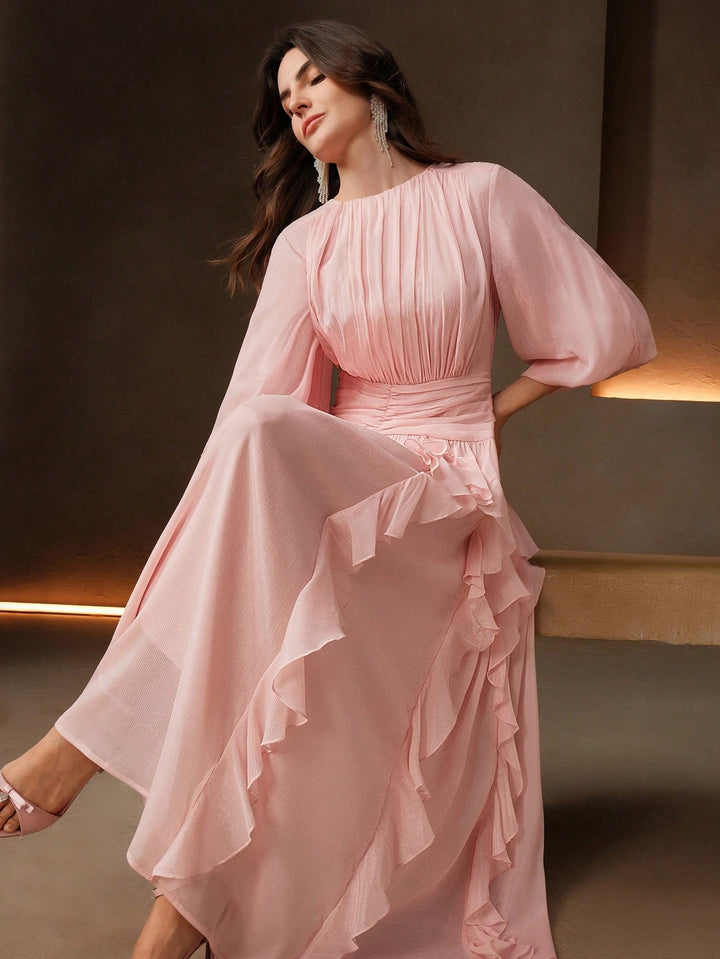 Rochie maxi SHEIN, roz