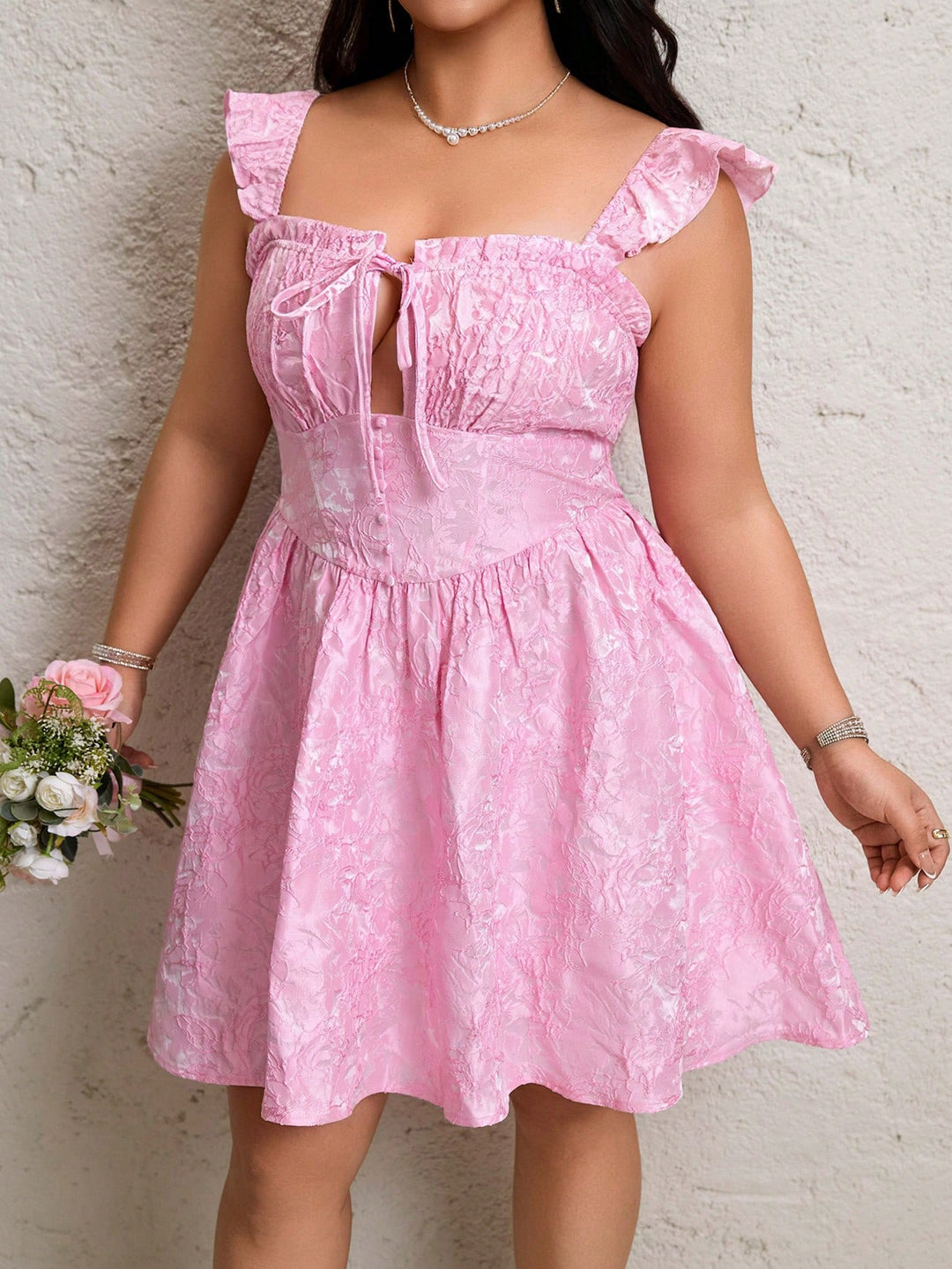 SHEIN mini ruha, rózsaszín