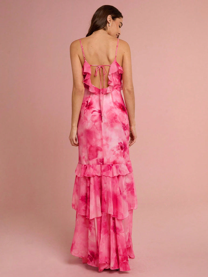 Rochie maxi SHEIN, roz