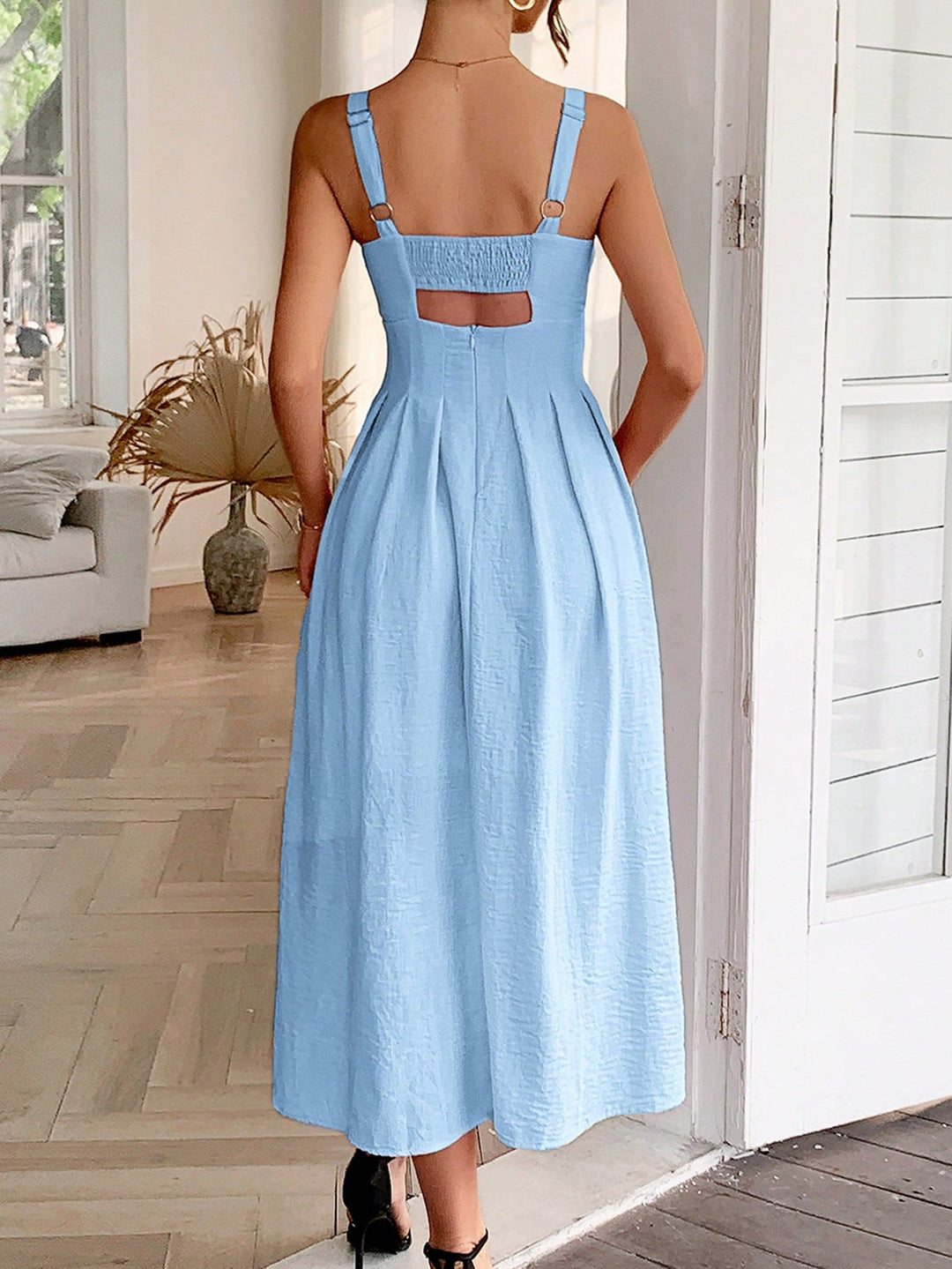Rochie midi SHEIN, albastru