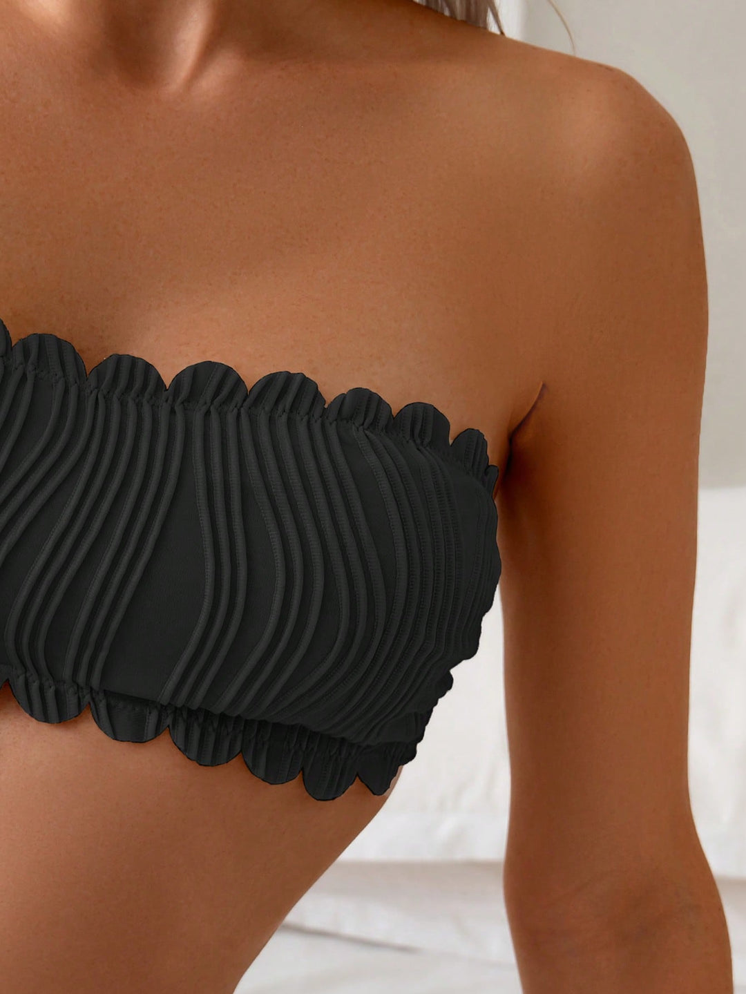 Set bikini SHEIN, negru