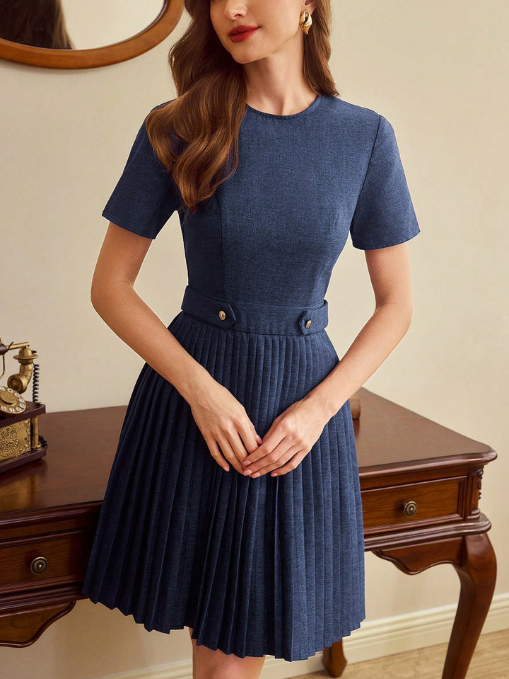 Rochie scurtă SHEIN, albastru