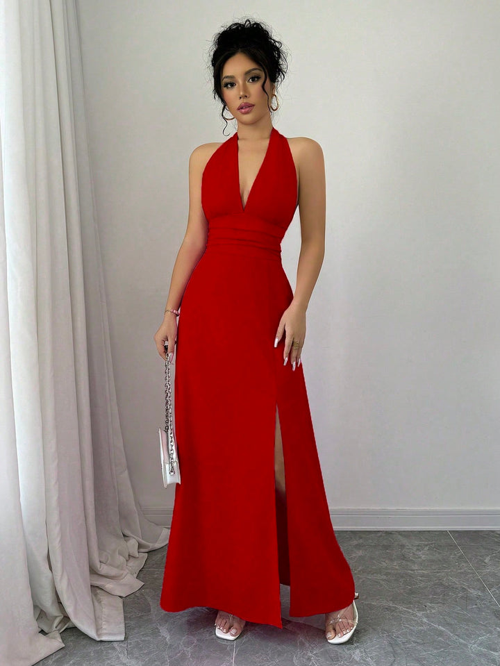 Rochie maxi SHEIN, roșu