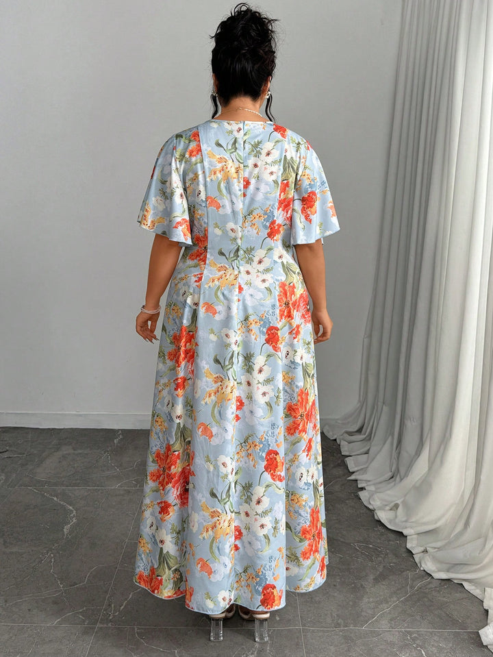 Rochie maxi SHEIN, mix culori