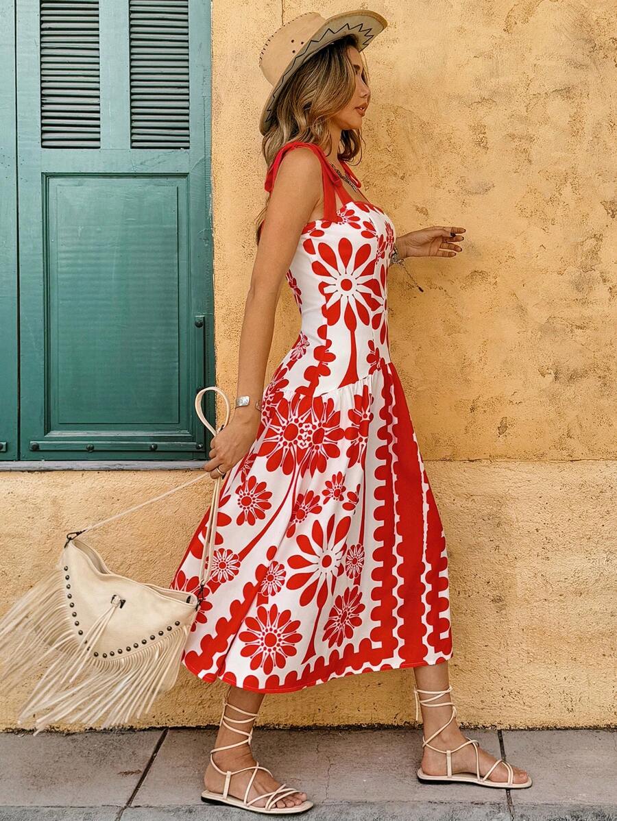 Rochie maxi SHEIN, mix culori