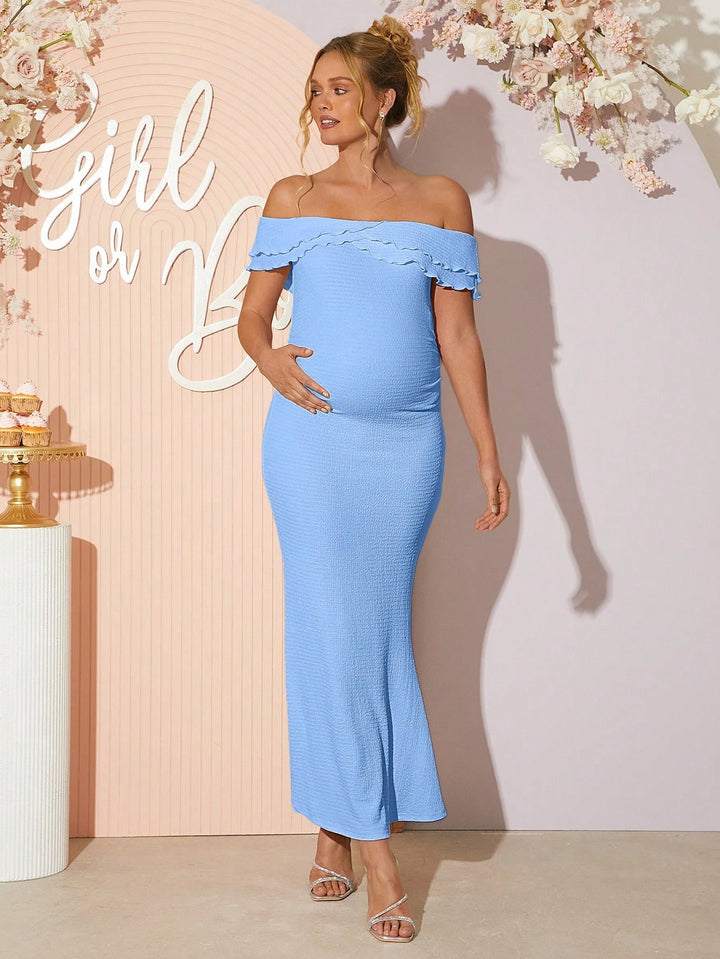Rochie maxi SHEIN, albastru
