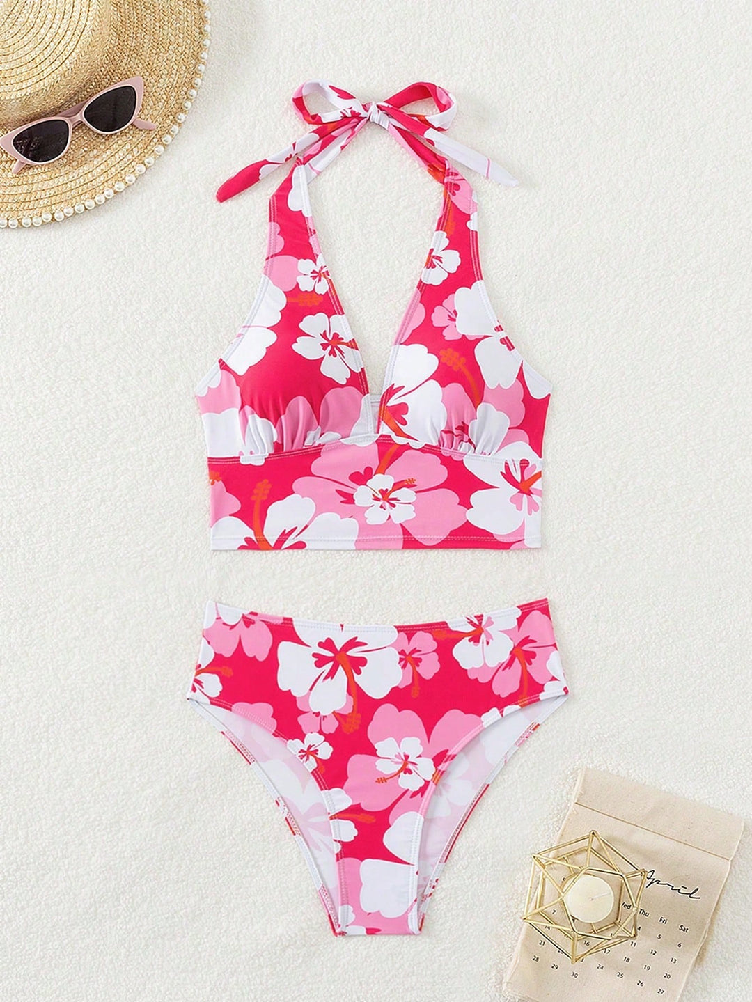 Costum de baie SHEIN, mix culori