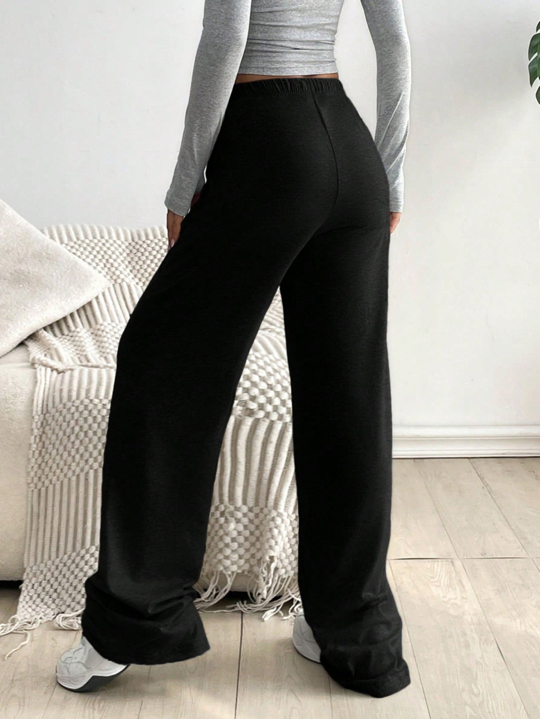 Pantaloni SHEIN, negru
