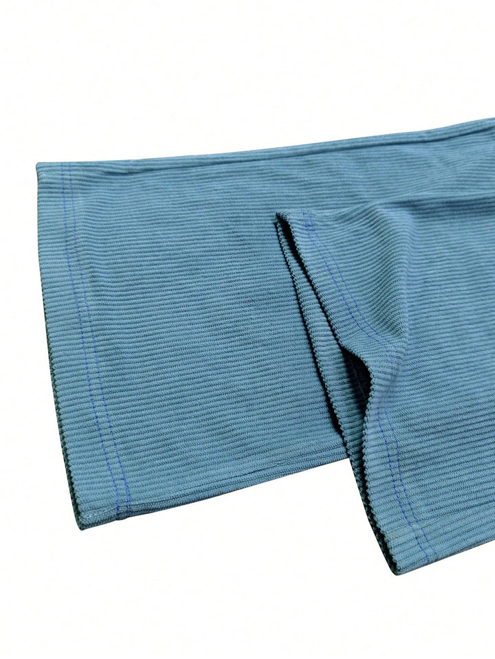 Pantaloni SHEIN, albastru