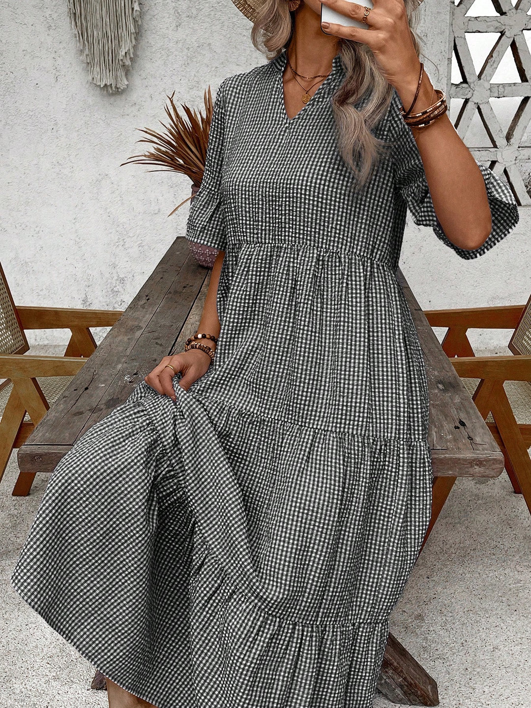 Rochie maxi SHEIN, negru