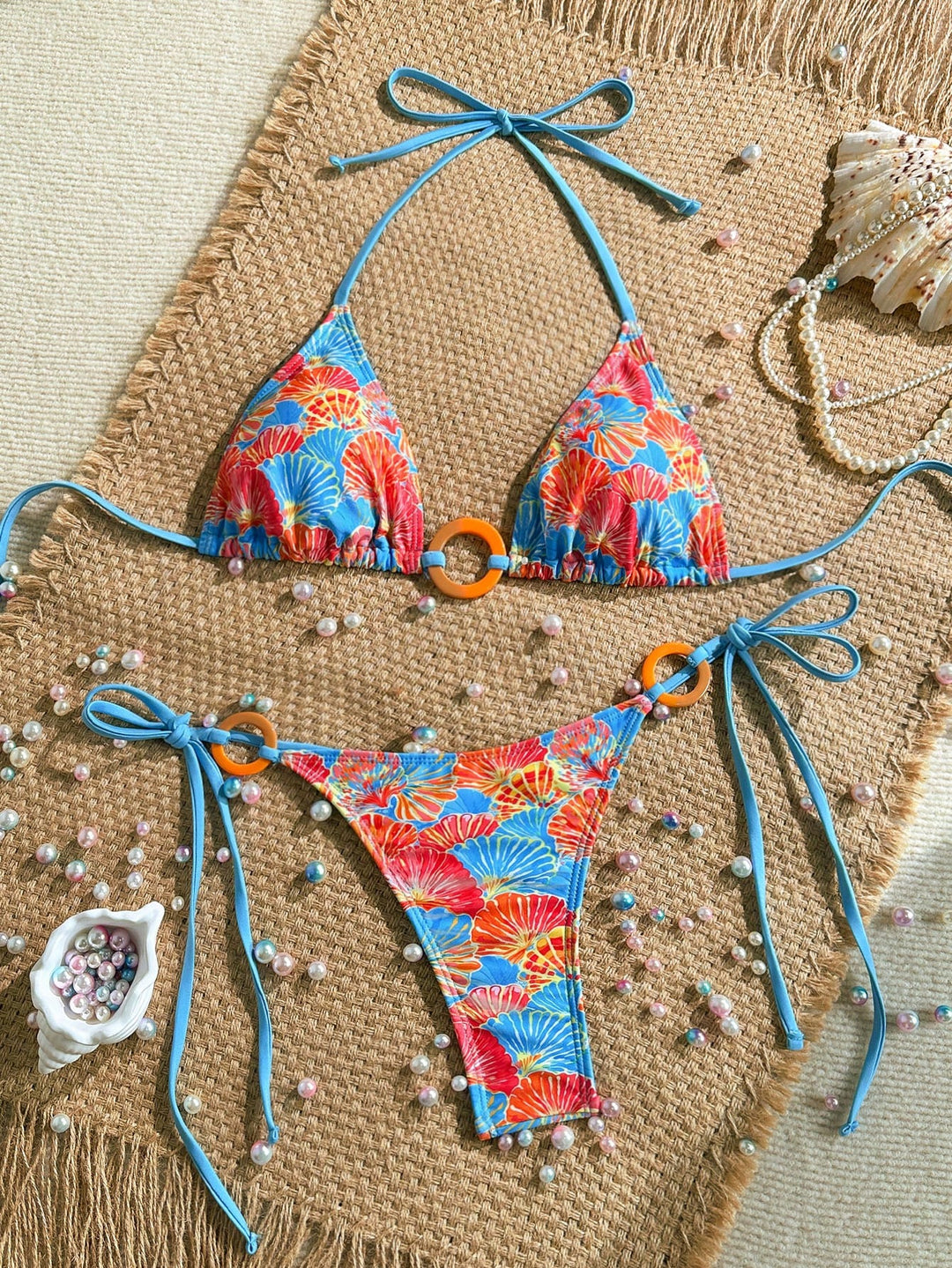 Set bikini SHEIN, mix culori
