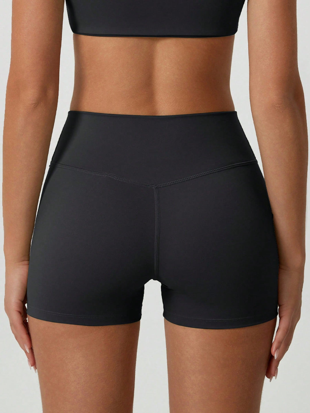 Pantaloni scurți SHEIN, negru