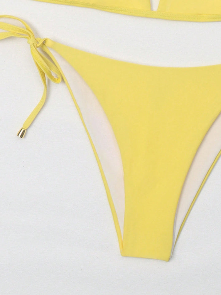 Set bikini SHEIN, galben
