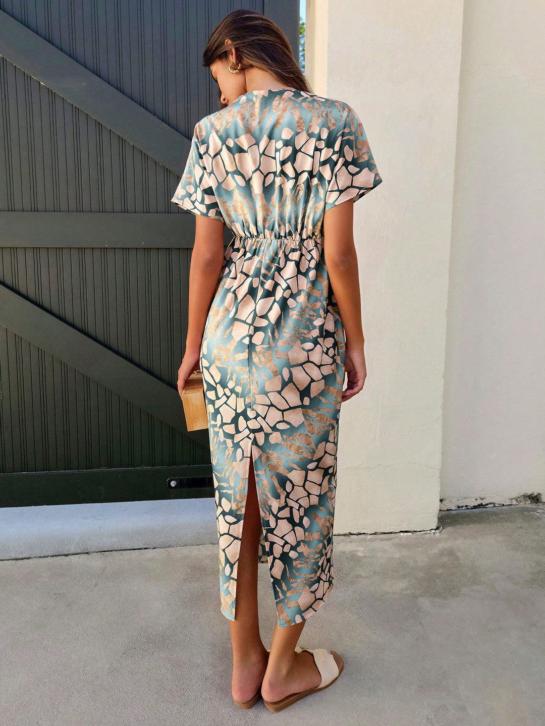 Rochie midi SHEIN, mix culori