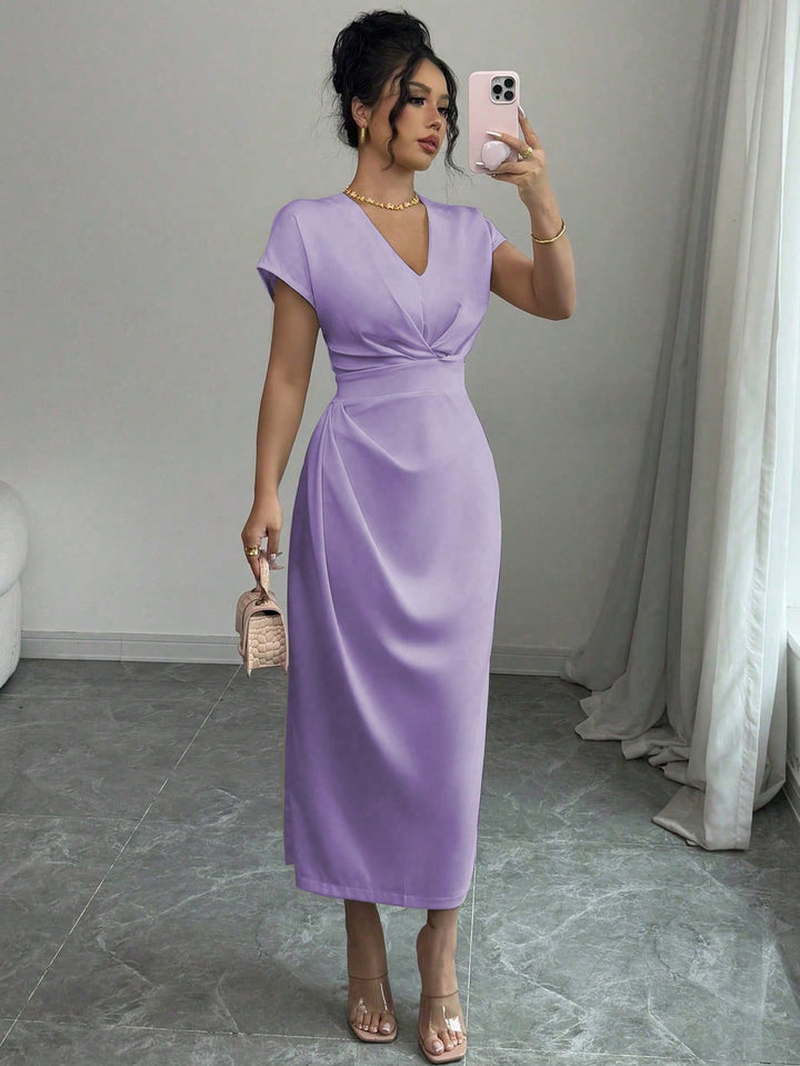 SHEIN maxi ruha, lila