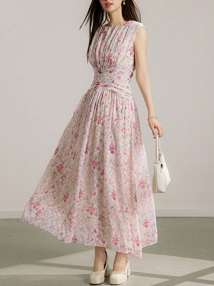 Rochie maxi SHEIN, mix culori