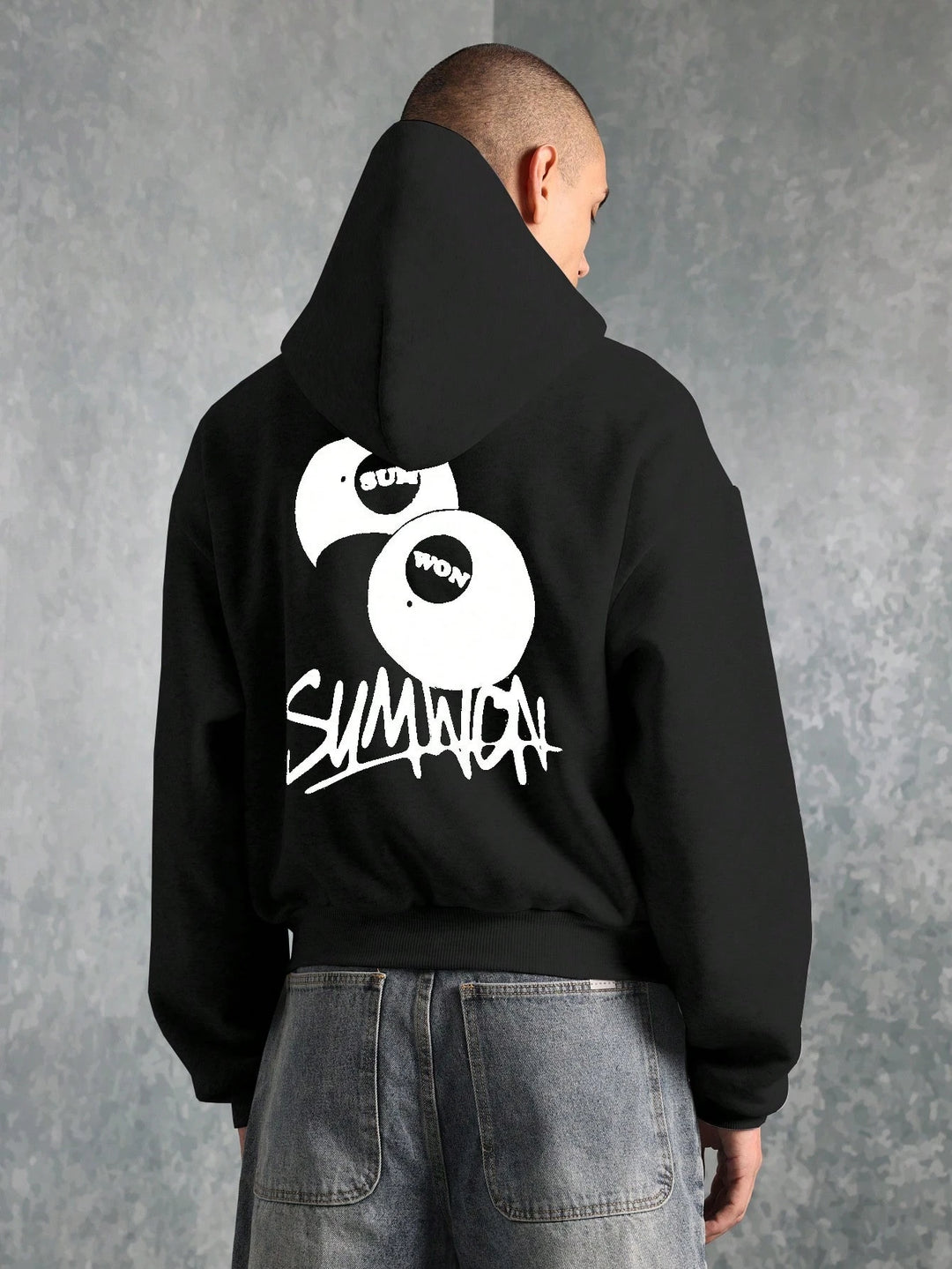 Hanorac Shein, negru
