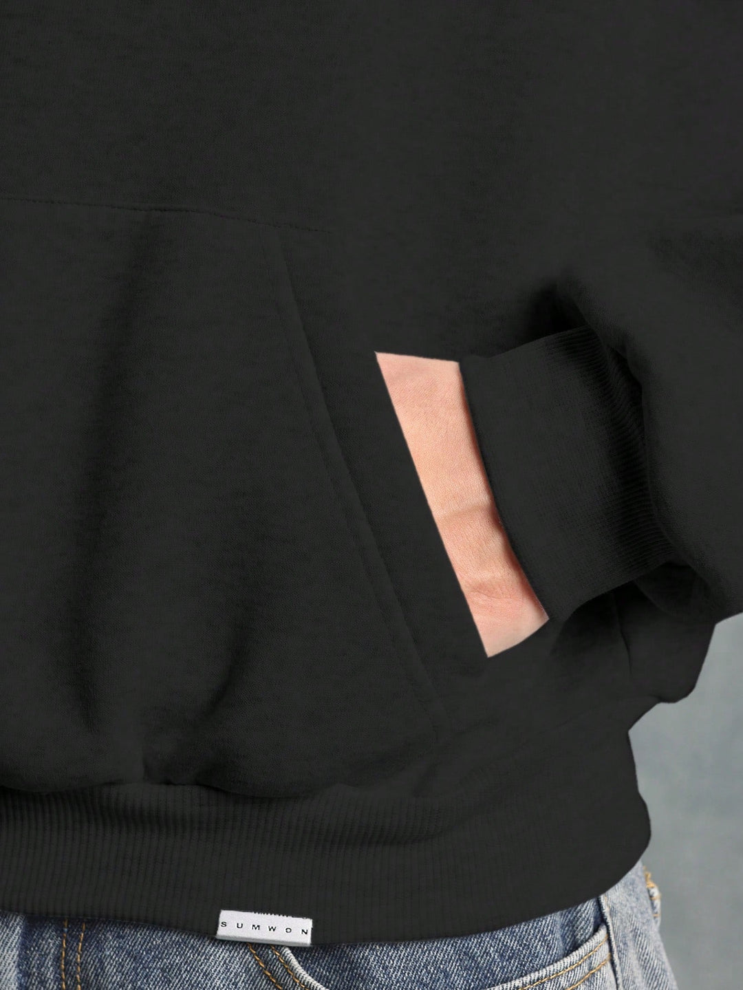 Hanorac Shein, negru