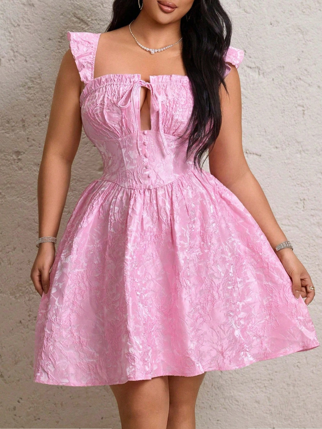 SHEIN mini ruha, rózsaszín