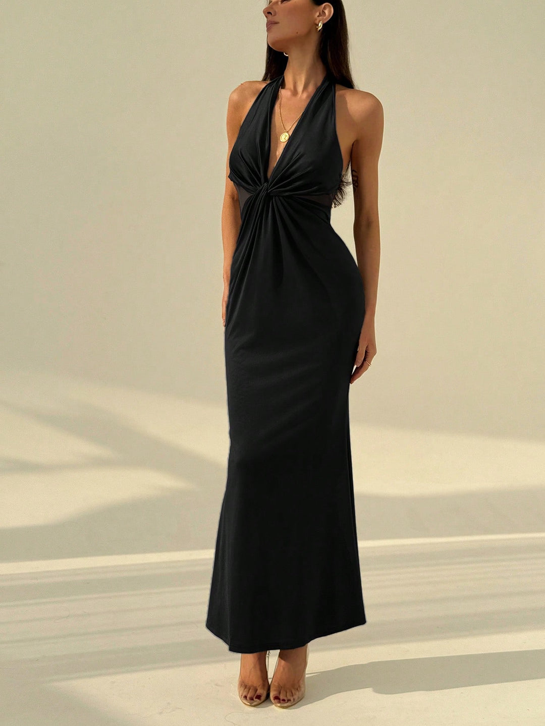 Rochie maxi SHEIN, negru