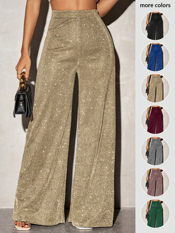 Pantaloni SHEIN, auriu