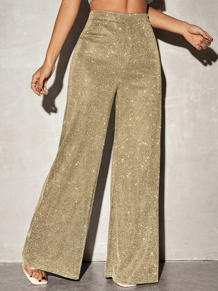 Pantaloni SHEIN, auriu