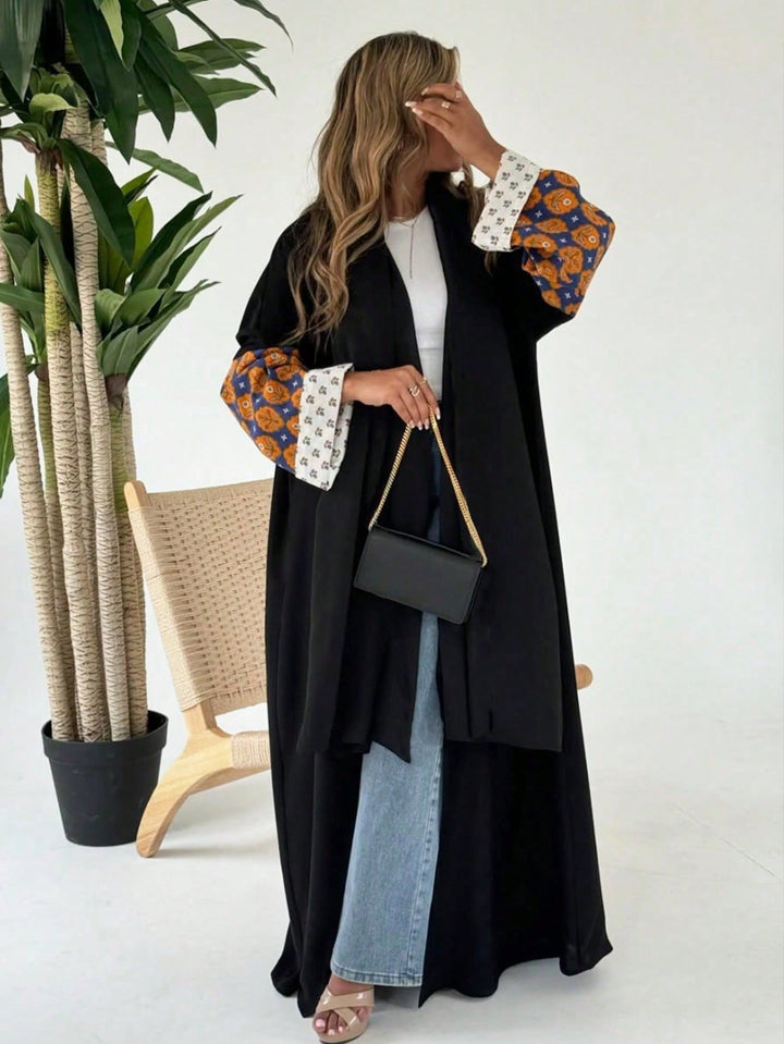 Set caftan și jalabiya SHEIN, negru