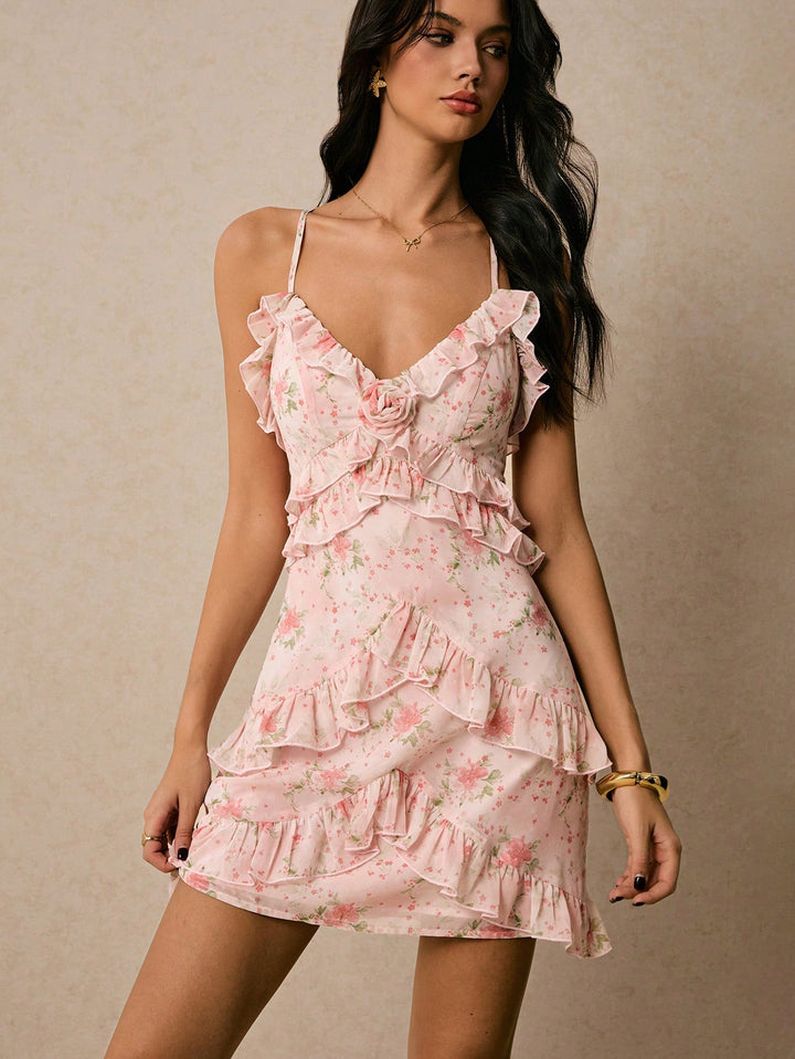 Rochie mini SHEIN, roz