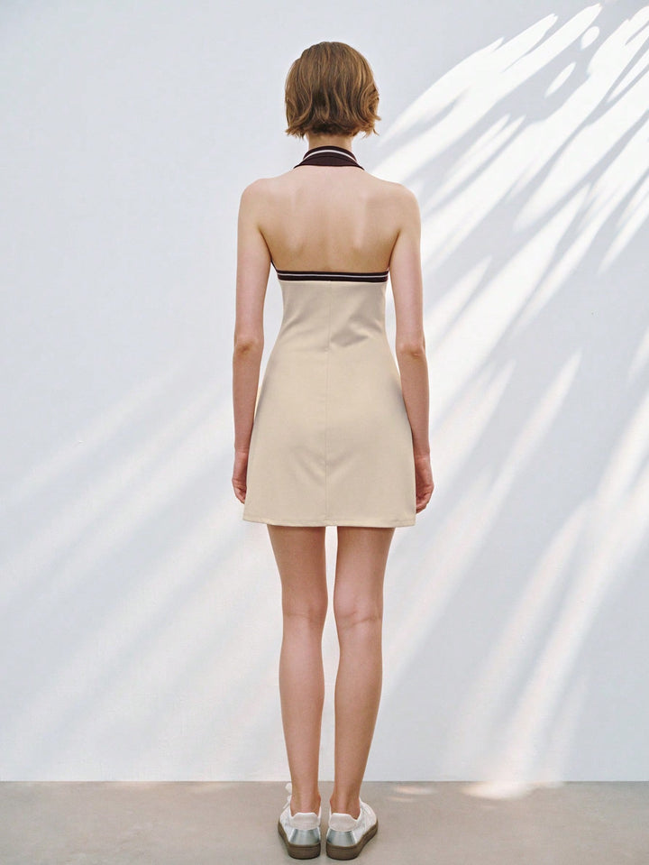 SHEIN mini ruha, bézs