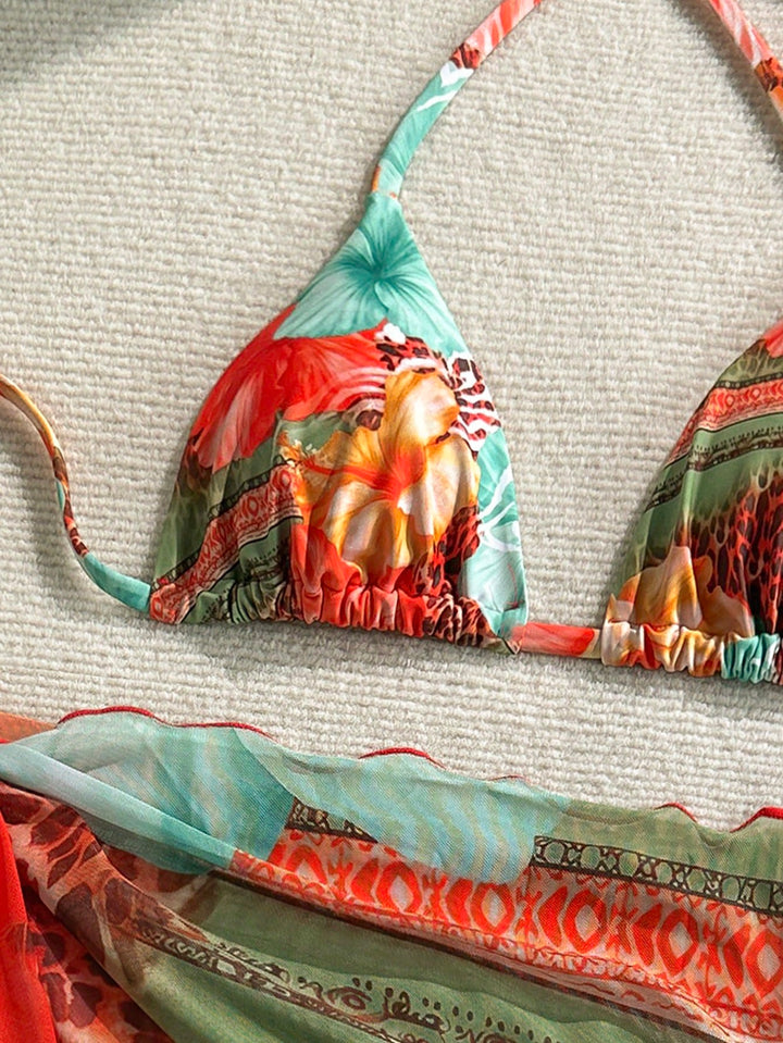Set bikini SHEIN, mix culori