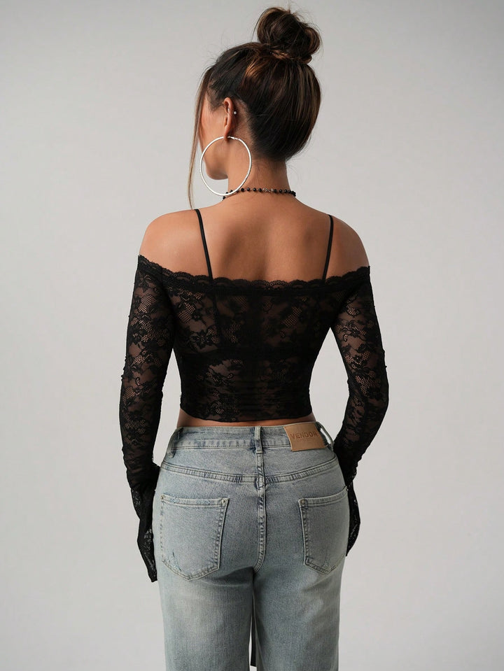 SHEIN blúz, fekete