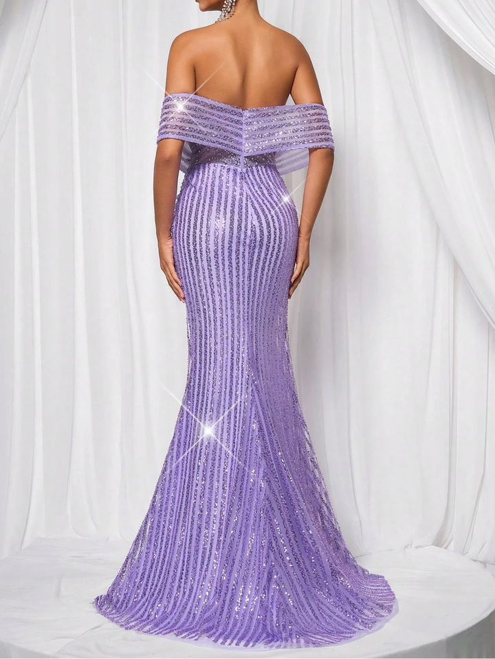 SHEIN maxi ruha, lila