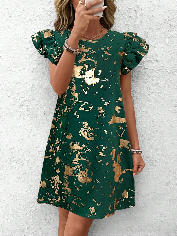 Rochie scurtă SHEIN, verde