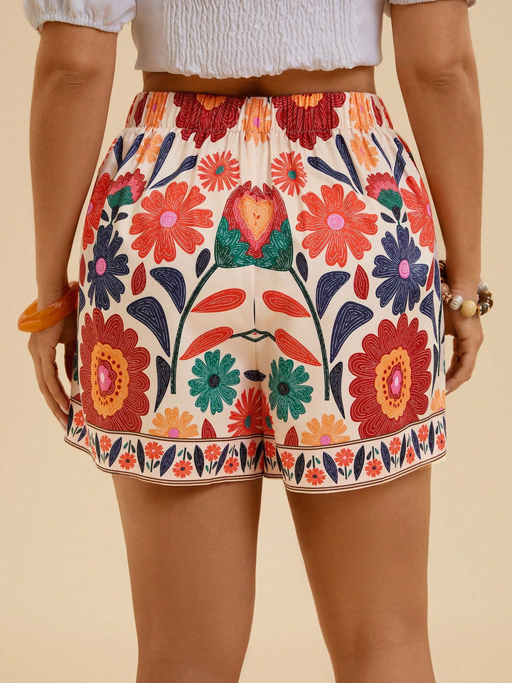 Fustă pantalon SHEIN, mix culori