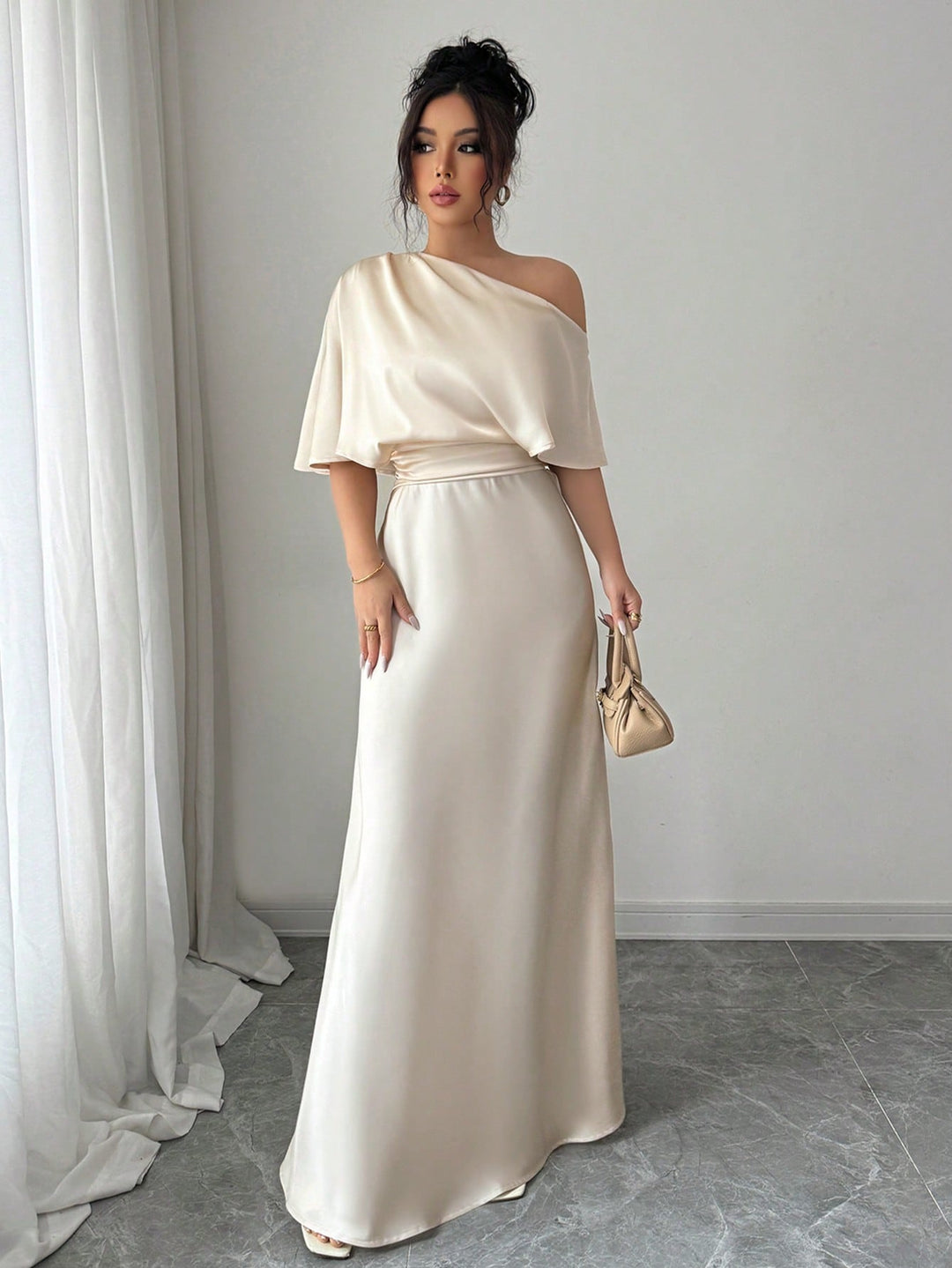 SHEIN maxi ruha, arany