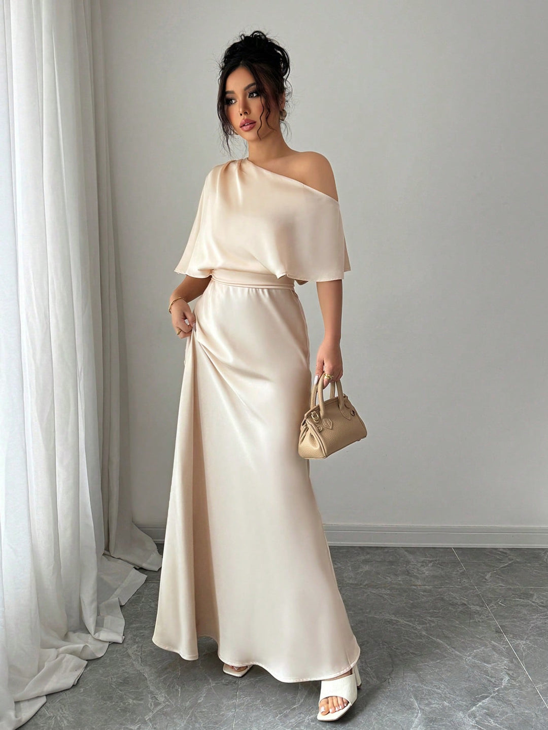 SHEIN maxi ruha, arany