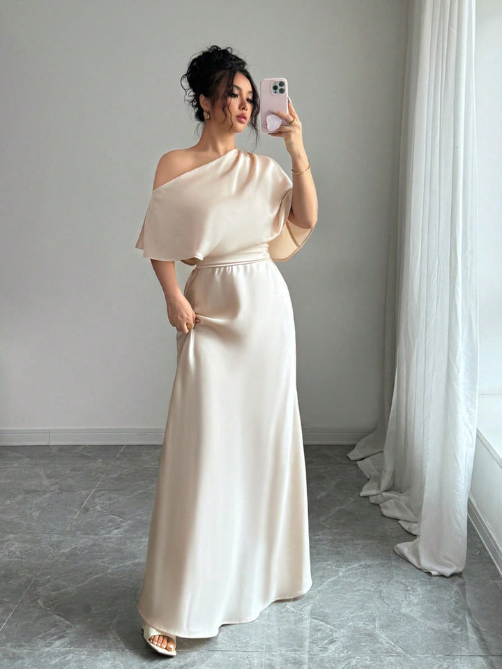 SHEIN maxi ruha, arany